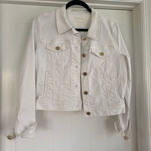 Cute white Jean jacket